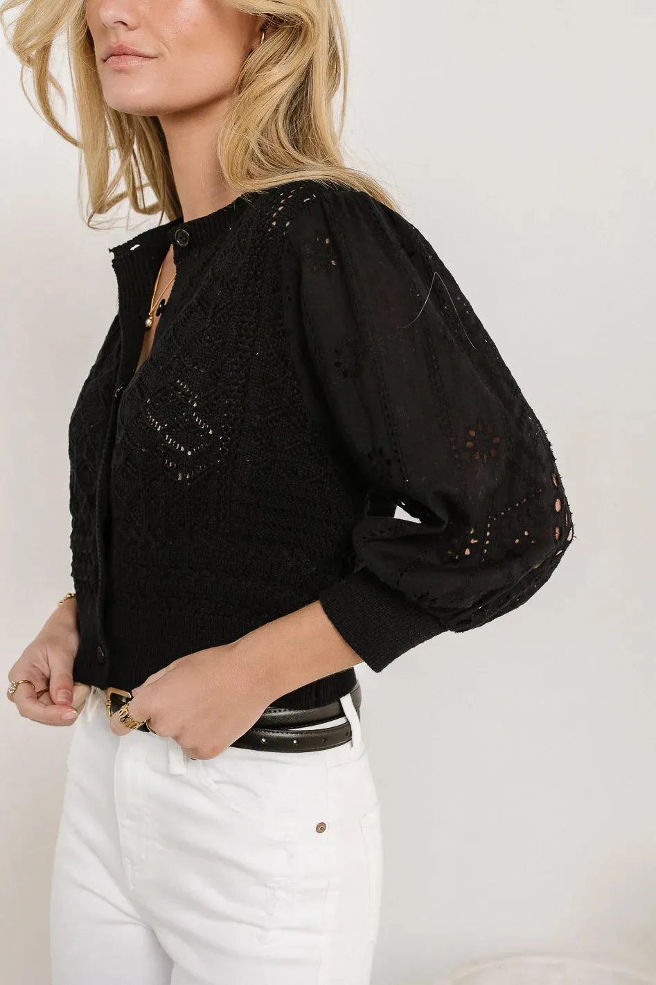 Alexia Sweater in Black - FINAL SALE