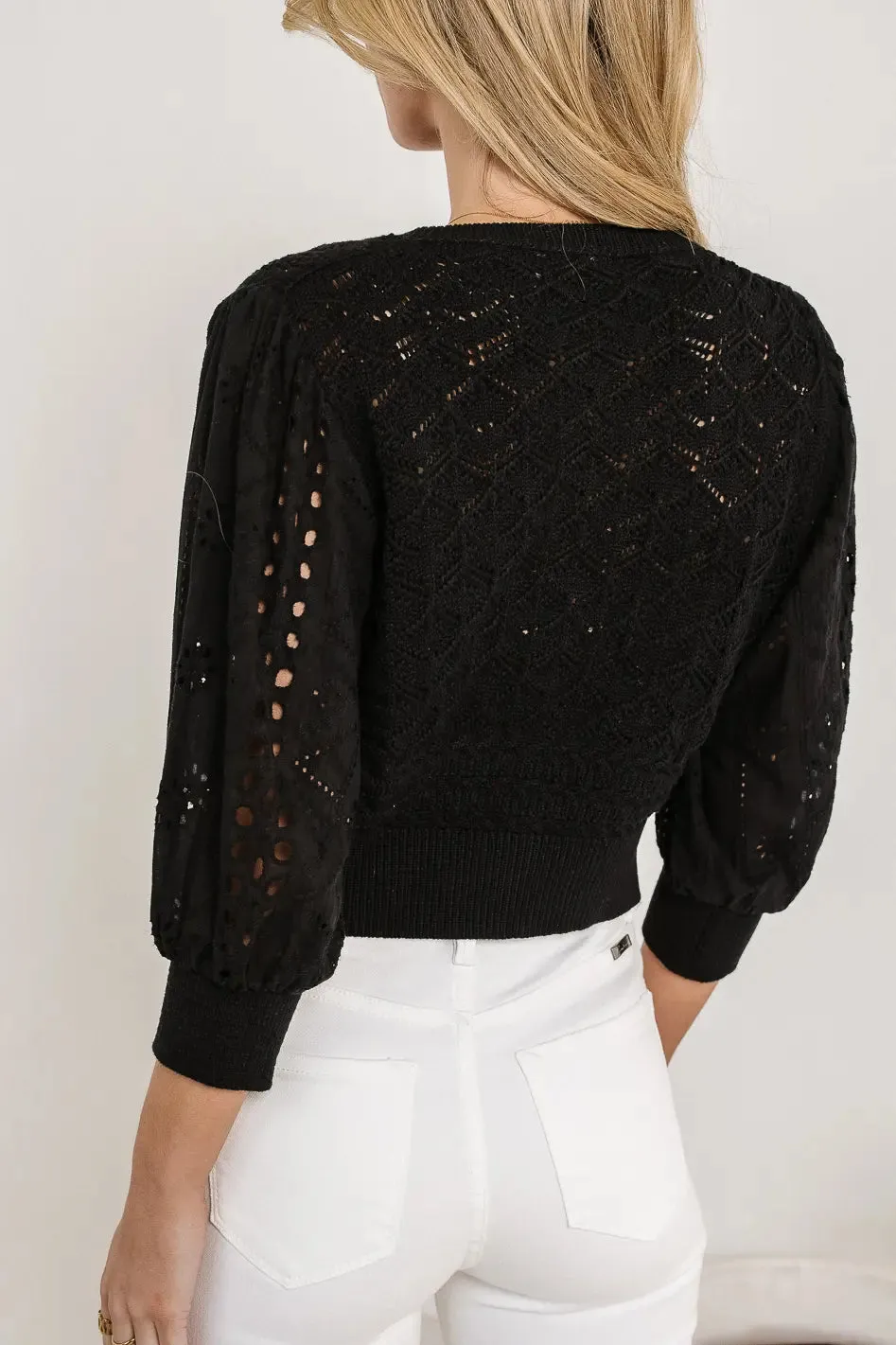 Alexia Sweater in Black - FINAL SALE