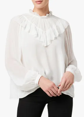 BAILEY RUFFLE BLOUSE