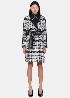 Black & White Tweed Coat