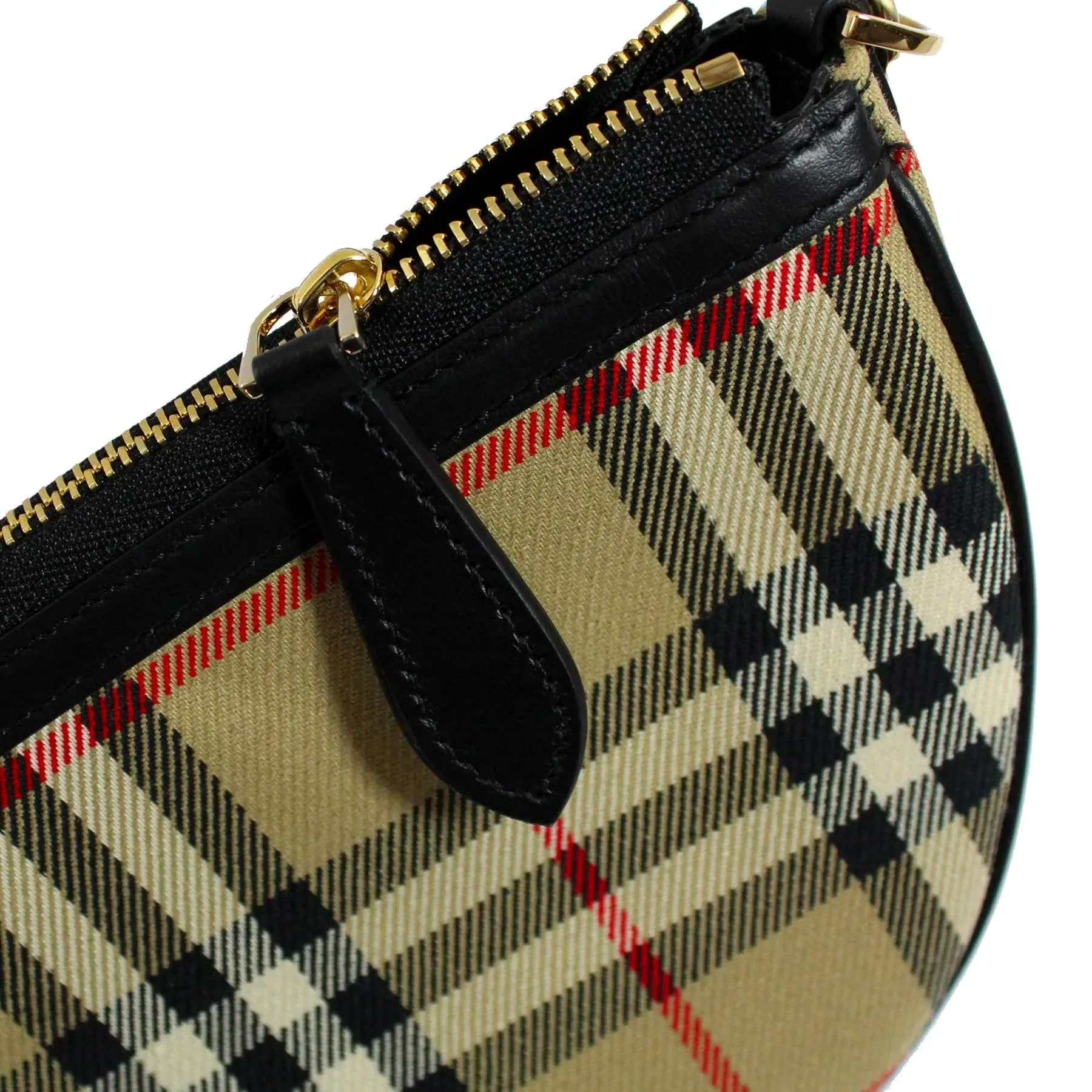 Burberry Pouch Olympia Archive Beige Check Shoulder Bag SALE