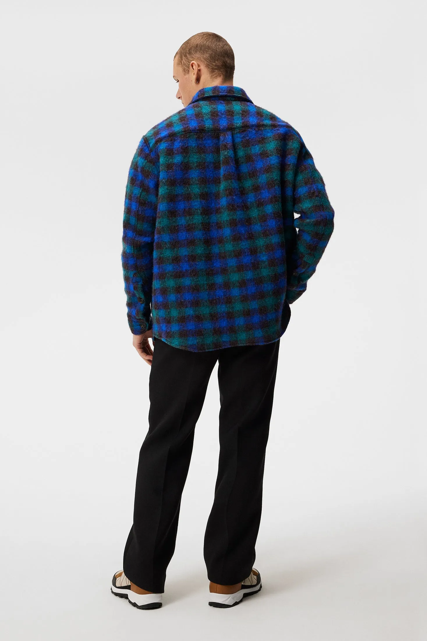 Carter Check Overshirt / Surf the Web