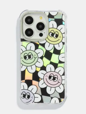 Chill Daisy Check Shock iPhone Case