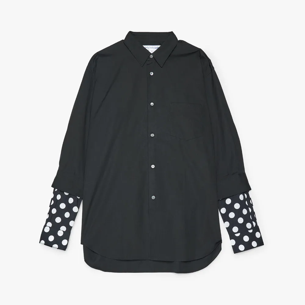 COMME des GARÇONS SHIRT Polka Dot Shirt / Black