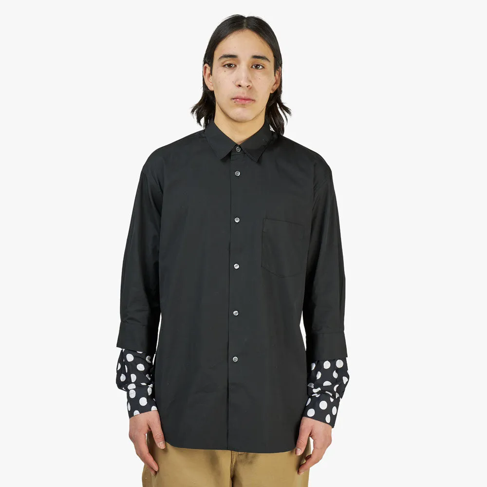 COMME des GARÇONS SHIRT Polka Dot Shirt / Black