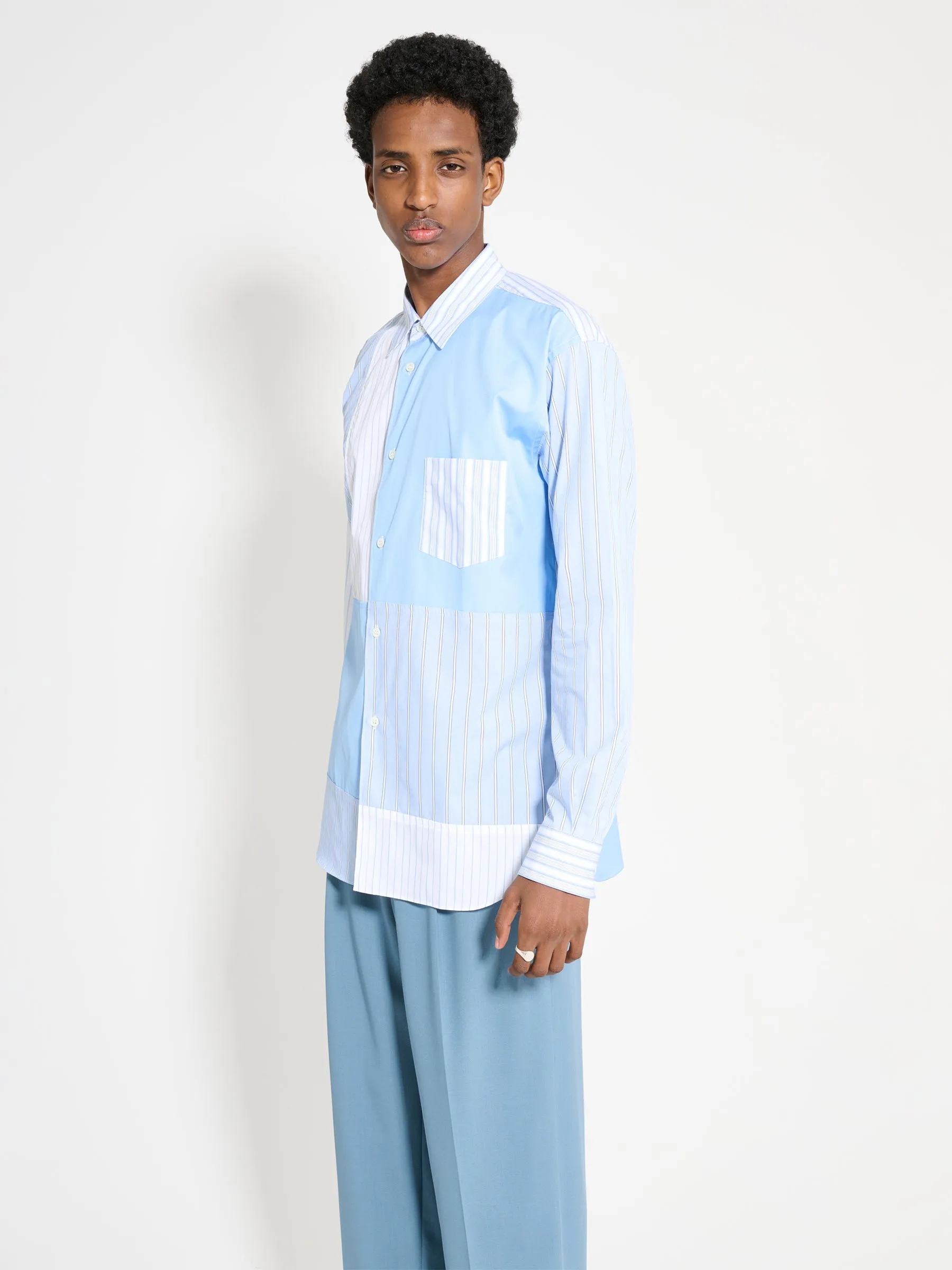 Comme des Garons Shirt Shirt Stripe / Blue