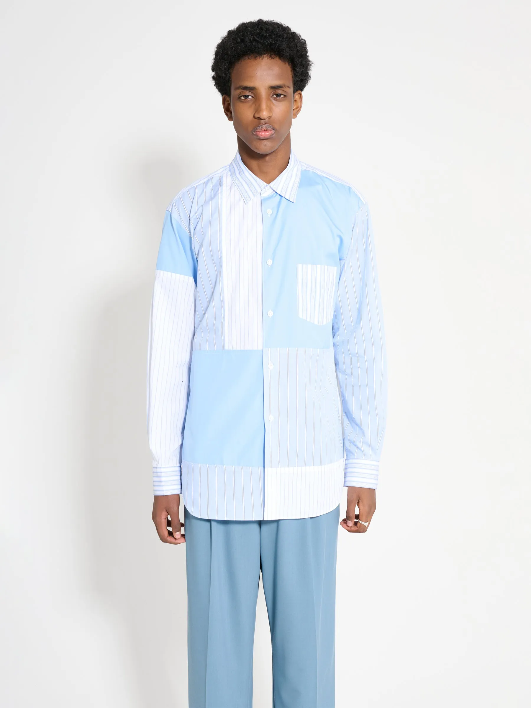 Comme des Garons Shirt Shirt Stripe / Blue