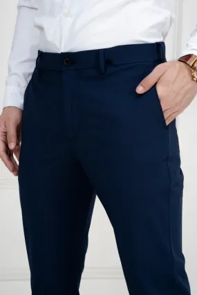 Daily Navy Slim Fit Stretch Formal Pants