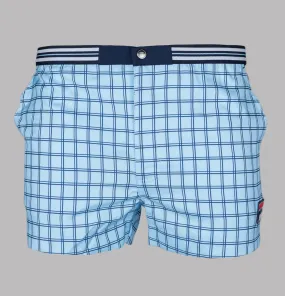 Fila Vintage Brookes Check Shorts Blue Bell/Fila Navy