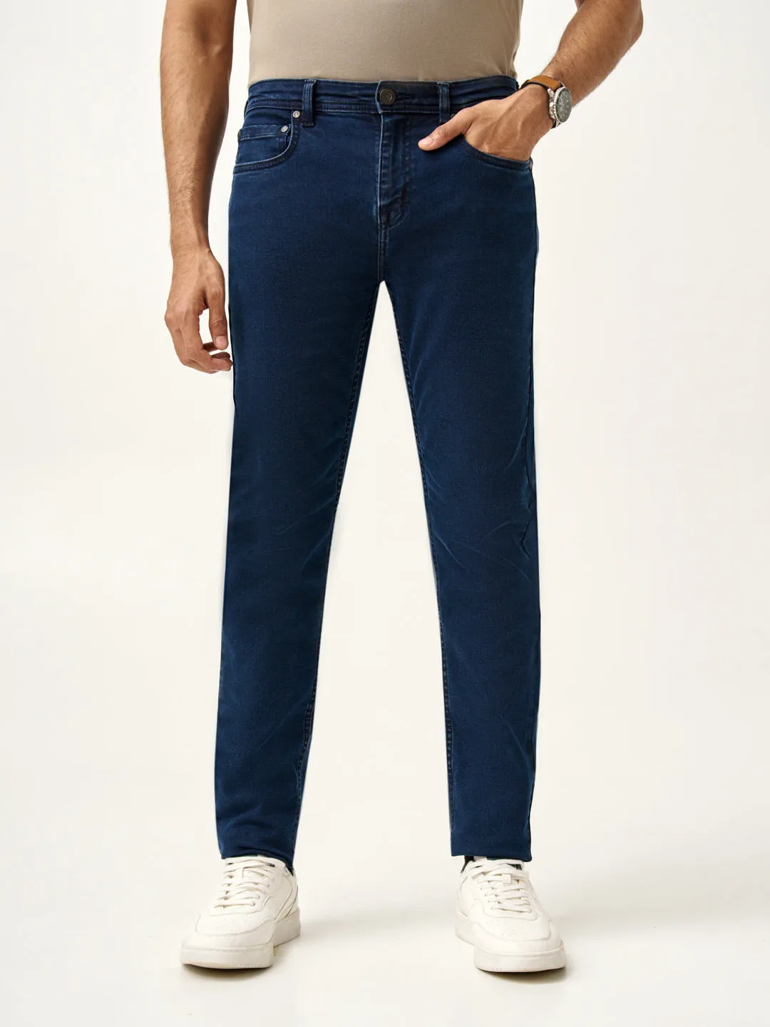 Indigo Blue Power-Stretch Slim Fit Jeans