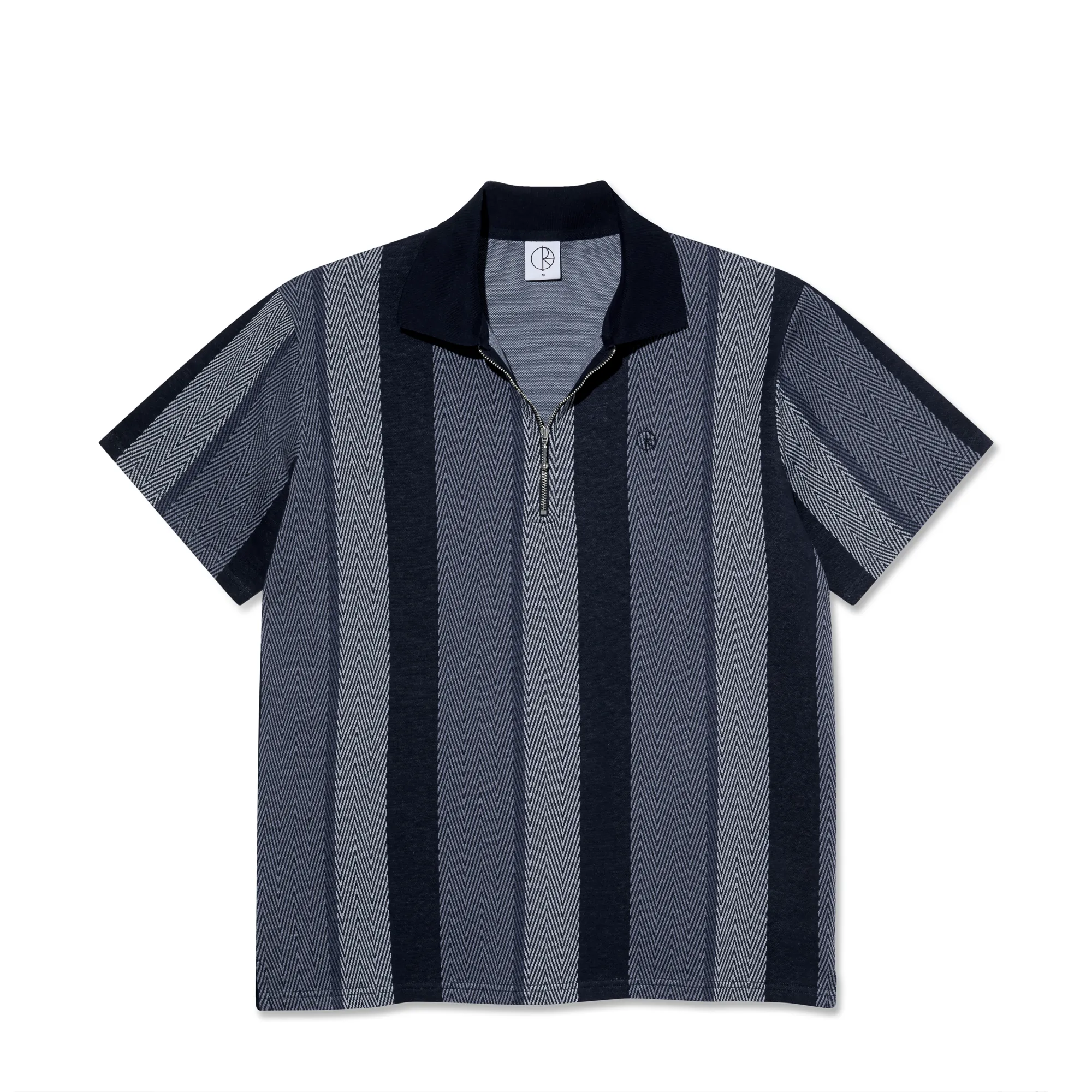 Jacques Polo Shirt | Herringbone - Blue