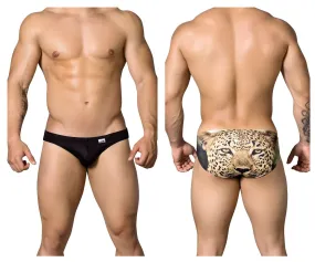 JCSTK - Mens Cheetah Face Bikini Brief