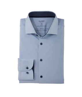 Level Five 24/Seven Body fit Business Shirt - Blue