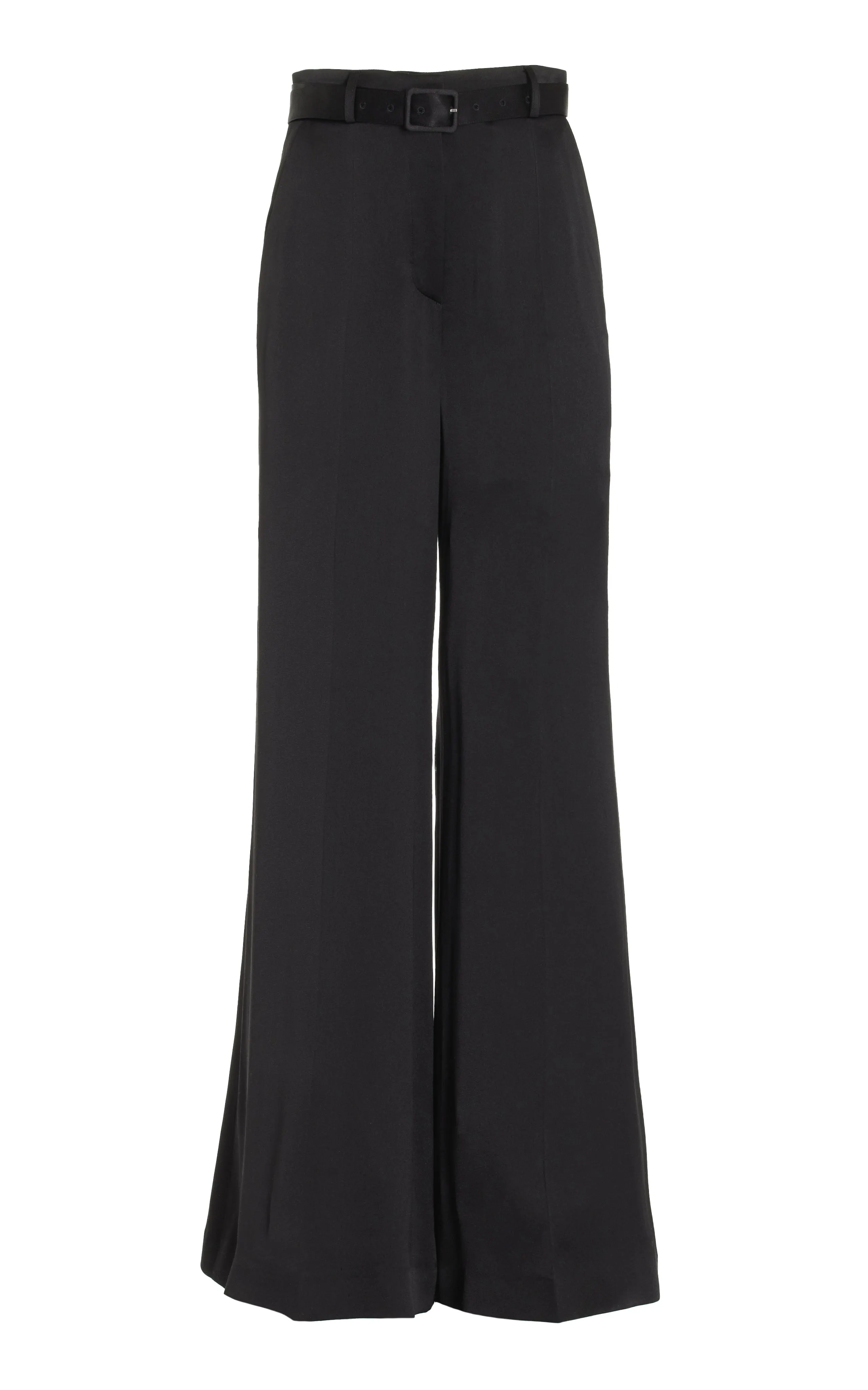 Mabon Pant in Black Silk Satin