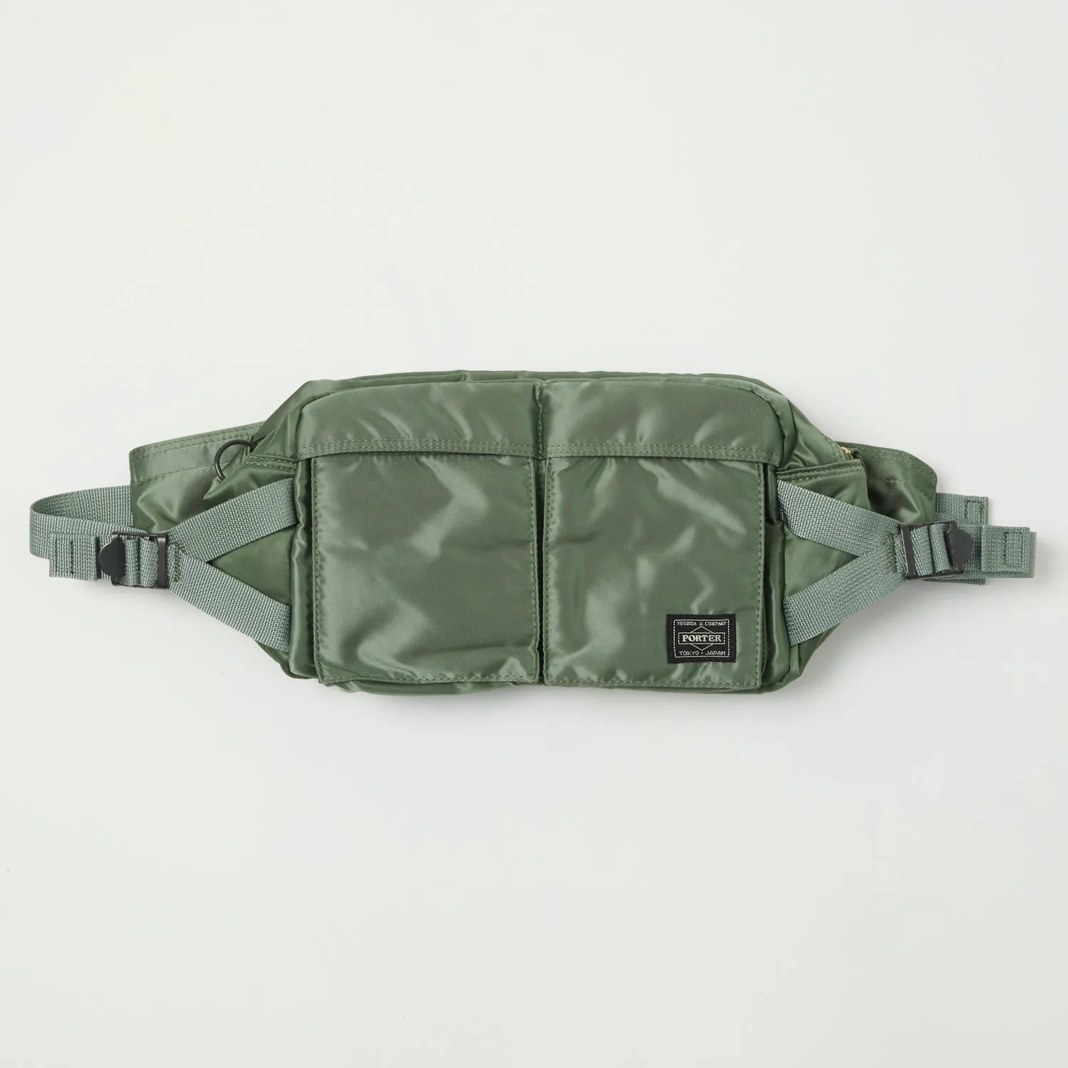 Porter-Yoshida & Co. Tanker Waist Bag - Sage Green