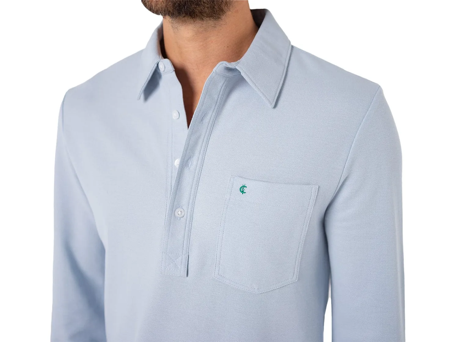 Slim Fit Long Sleeve Players Shirt - Stay Frosty