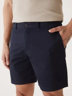 The Brunswick Chino Slim Fit 7in Short in Deep Blue