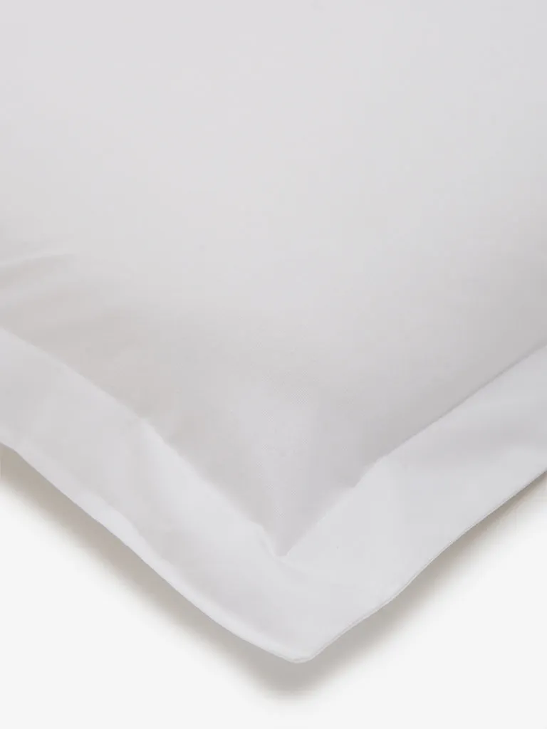 Westside Home White Solid Pillow Cover (Set of2)