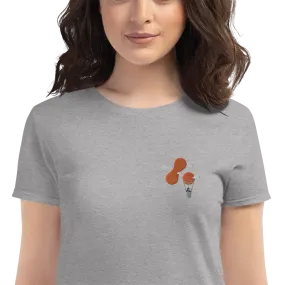 Women's Embroidered T-shirt - Adaptavist Balloon Design CB2